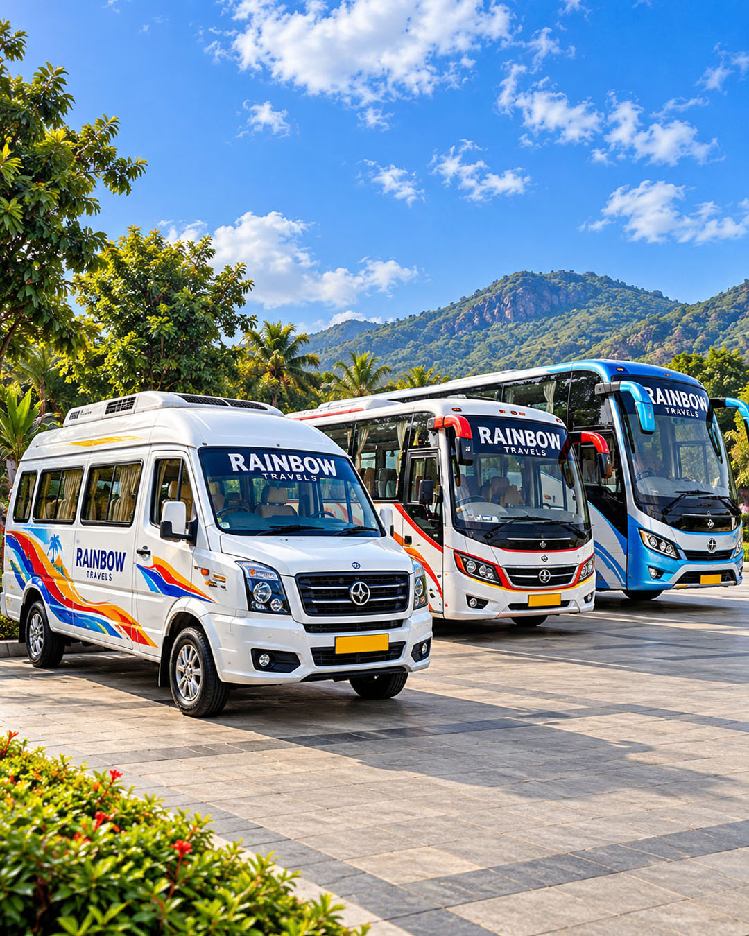 Rainbow Travels vehicle rental services in Hosur