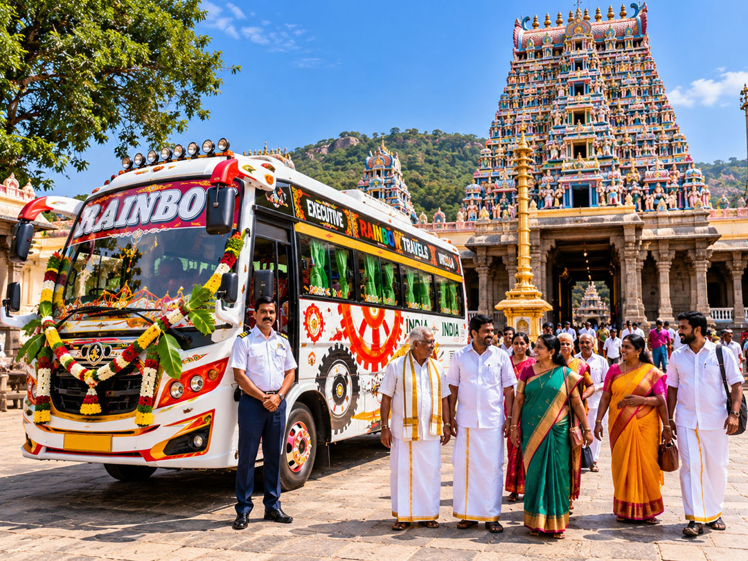 Pilgrimage and temple tour vehicle rentals